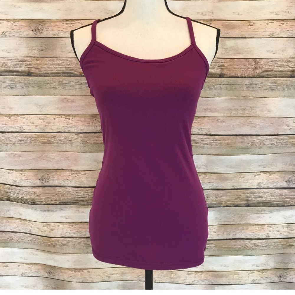 Lululemon Power Y Tank Luon Chilled Grape Size 6
